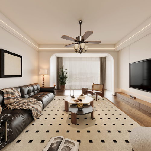 Modern A Living Room-ID:942337047