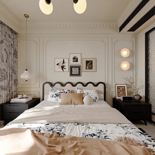 French Style Bedroom-ID:420129352