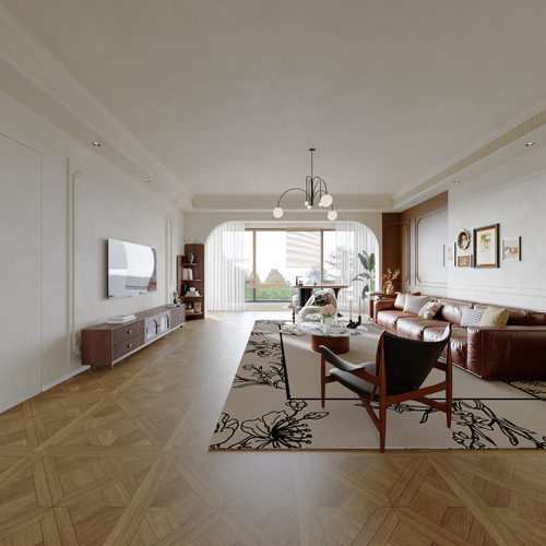 French Style A Living Room-ID:153501093