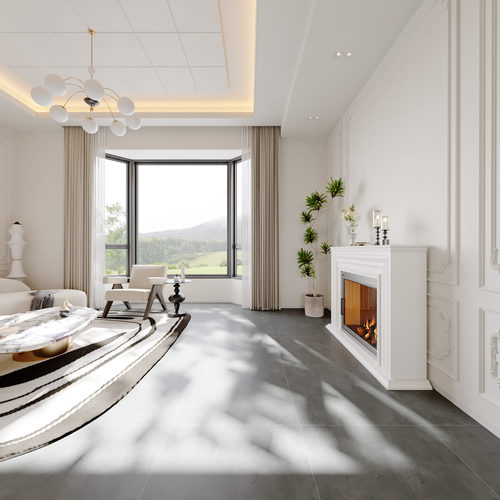 French Style A Living Room-ID:748833899