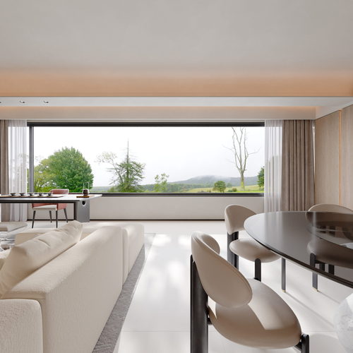 Modern A Living Room-ID:972560881