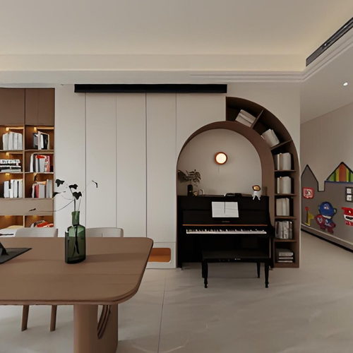 Modern A Living Room-ID:923520096