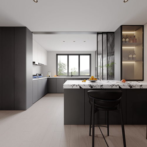 Modern Open Kitchen-ID:575465925