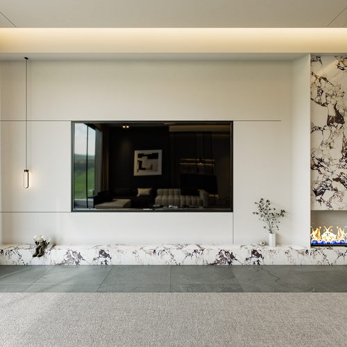 Modern A Living Room-ID:620610954