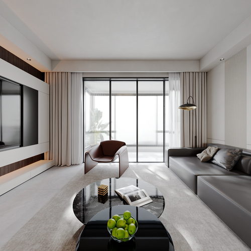 Modern A Living Room-ID:850337986