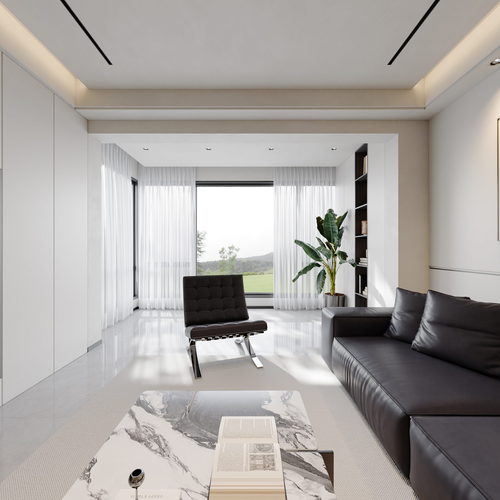 Modern A Living Room-ID:419262893