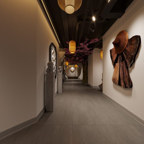 New Chinese Style Corridor-ID:832063915