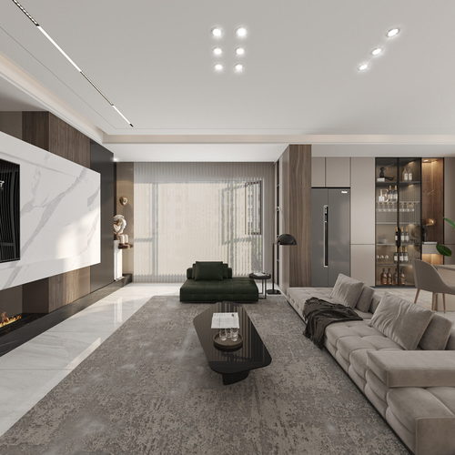 Modern A Living Room-ID:628062012