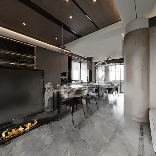 Modern A Living Room-ID:987883097