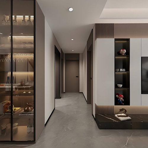 Modern A Living Room-ID:766496903