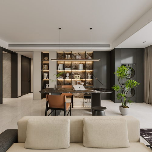 Modern A Living Room-ID:808185108