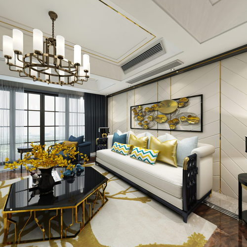 New Classical Style A Living Room-ID:931444882