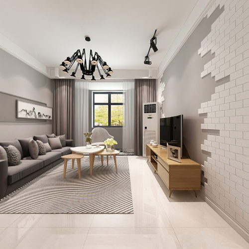 Modern A Living Room-ID:392976052