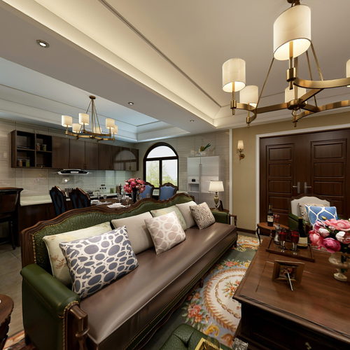 American Style A Living Room-ID:389528041