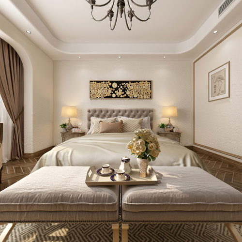 American Style Bedroom-ID:767149931