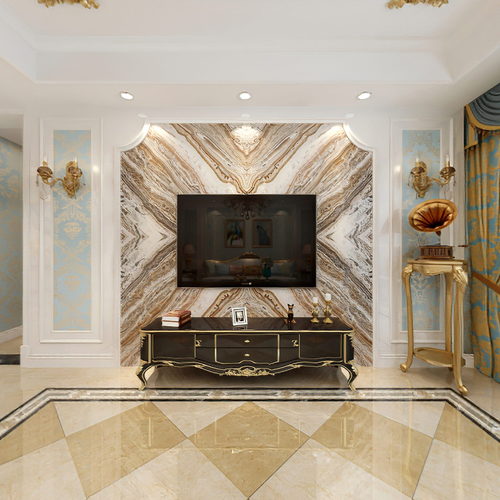 European Style A Living Room-ID:729150066