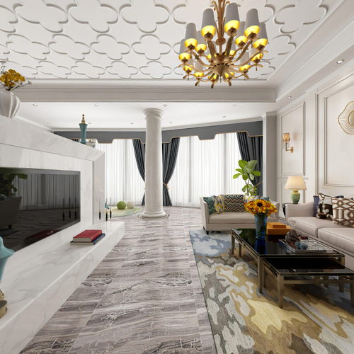 Modern A Living Room-ID:627289068