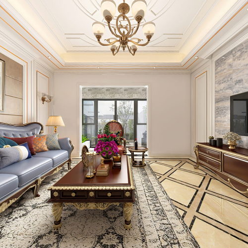 European Style A Living Room-ID:515189896