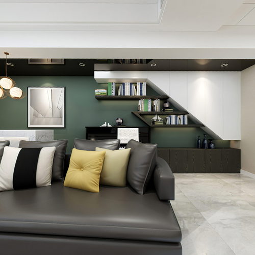 Modern A Living Room-ID:629615077