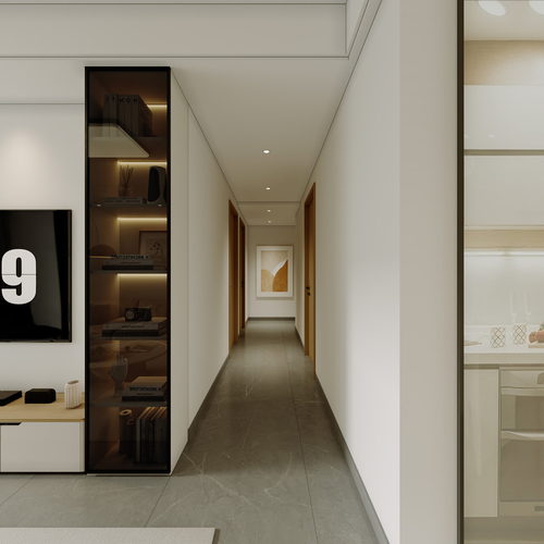 Modern A Living Room-ID:512173895