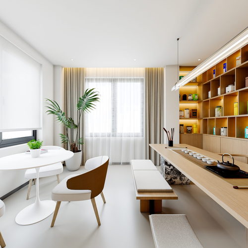 Modern Office Living Room-ID:612277031