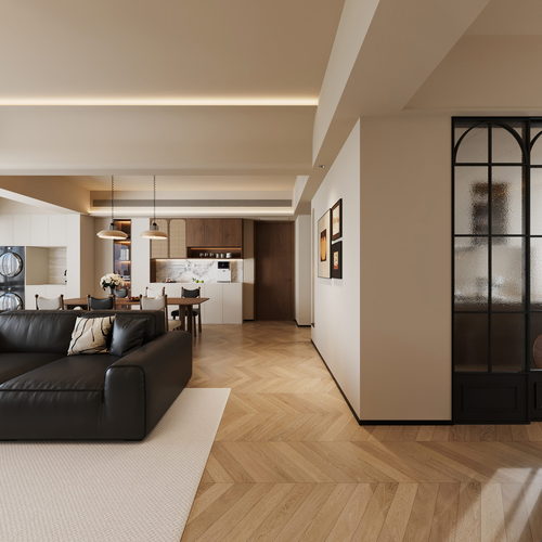 Modern A Living Room-ID:960459776