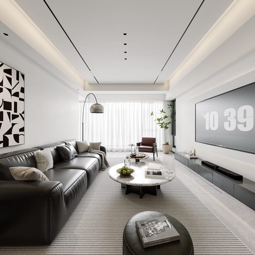 Modern A Living Room-ID:574536091