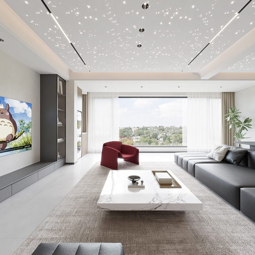 Modern A Living Room-ID:729152922