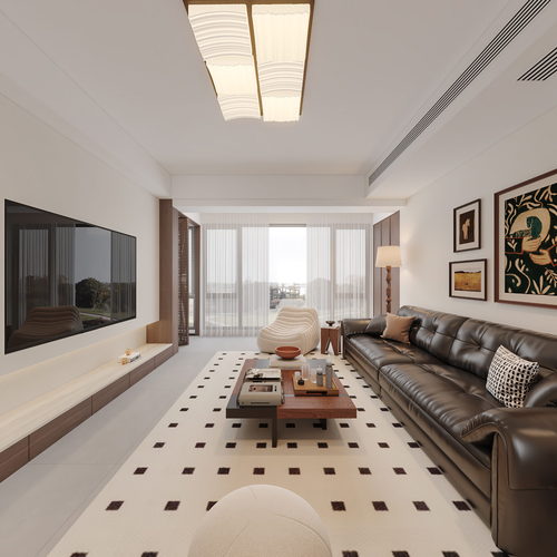 Modern A Living Room-ID:189471969