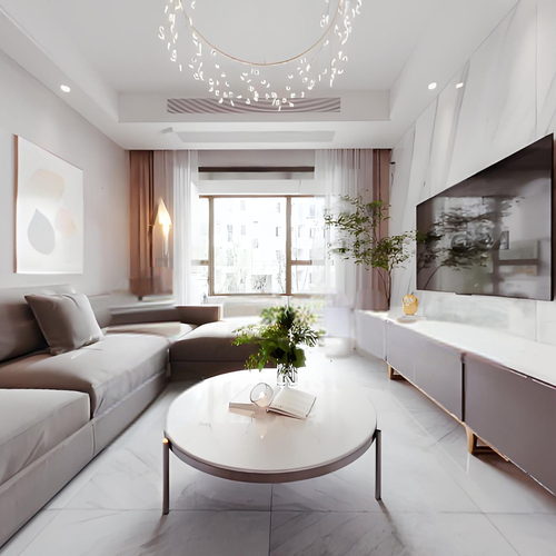 Modern A Living Room-ID:286440861