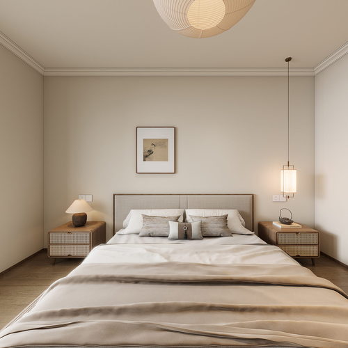 New Chinese Style Bedroom-ID:845340015