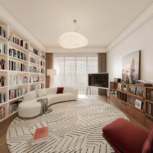 French Style A Living Room-ID:993769889