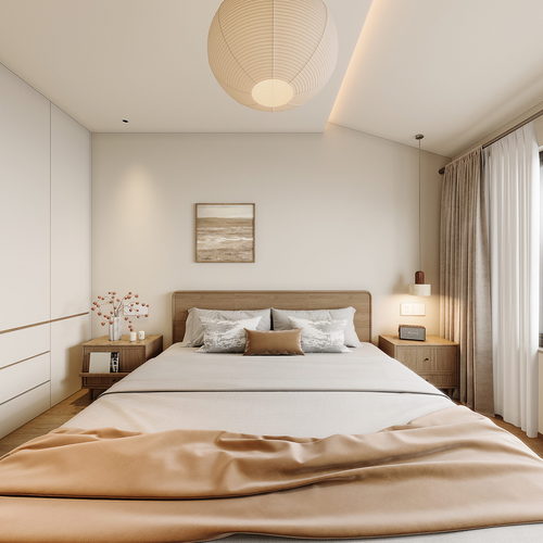 New Chinese Style Bedroom-ID:125003109