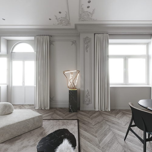 Classical Style A Living Room-ID:205606948