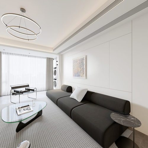 Modern A Living Room-ID:716400147