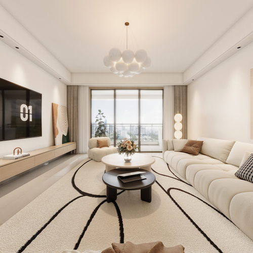 Modern A Living Room-ID:166239982