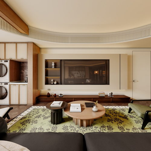 French Style A Living Room-ID:254873993