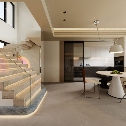 Modern A Living Room-ID:689383032