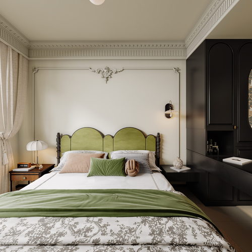 French Style Bedroom-ID:653347027