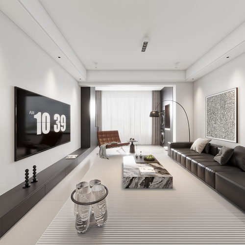 Modern A Living Room-ID:967109229