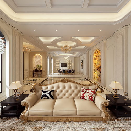 European Style A Living Room-ID:182457927