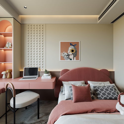 Modern Girl's Room Daughter's Room-ID:519437077