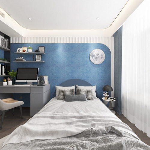 Modern Boy's Room And Son's Room-ID:393168931