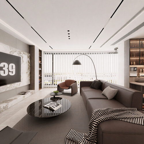 Modern A Living Room-ID:321753989