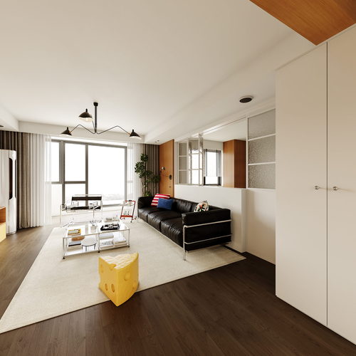 Modern A Living Room-ID:269354103