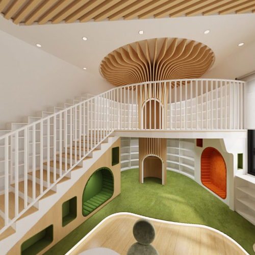 Modern Children's Reading Room-ID:934093958