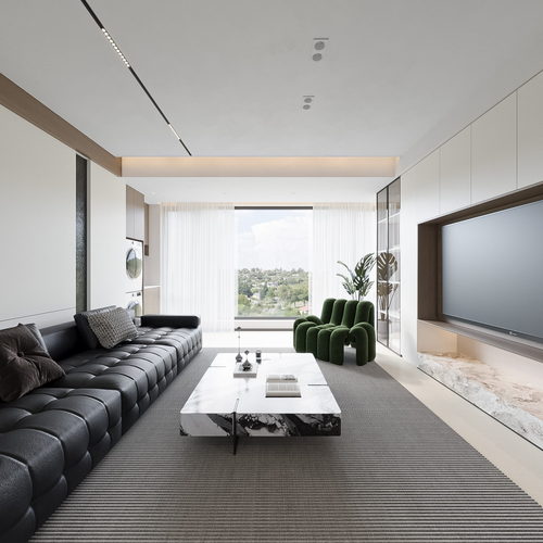 Modern A Living Room-ID:116565945