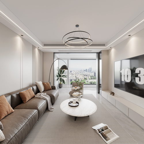 Modern A Living Room-ID:902394067