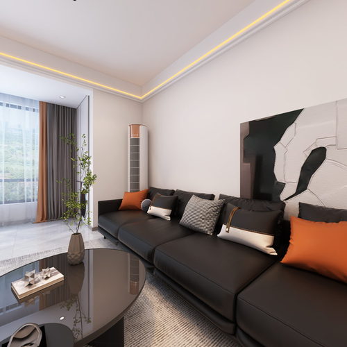 Modern A Living Room-ID:571533921