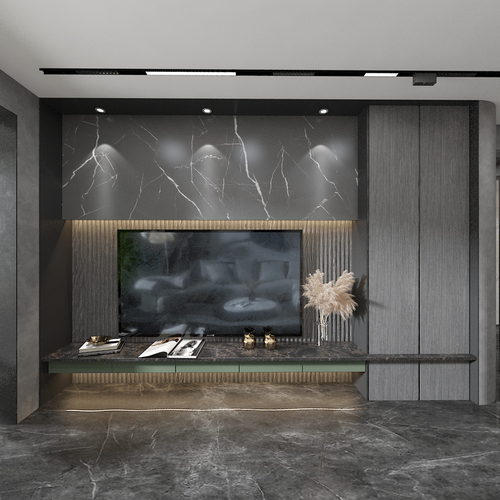 Modern A Living Room-ID:425271994